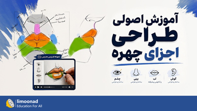 آموزش اصولی طراحی اجزای چهره