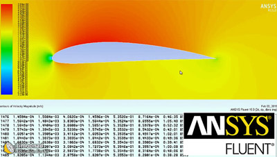 فیلم آموزش طراحی ایرفویل (Airfoil) در محیط انسیس فلوئنت