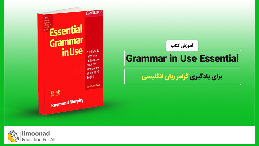 آموزش کتاب Grammar in Use Essential برای یادگیری گرامر زبان انگلیسی